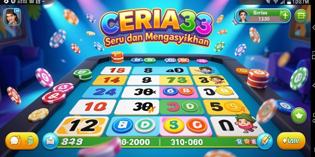 Tampilan menarik dari gameplay Bingo CERIA33.