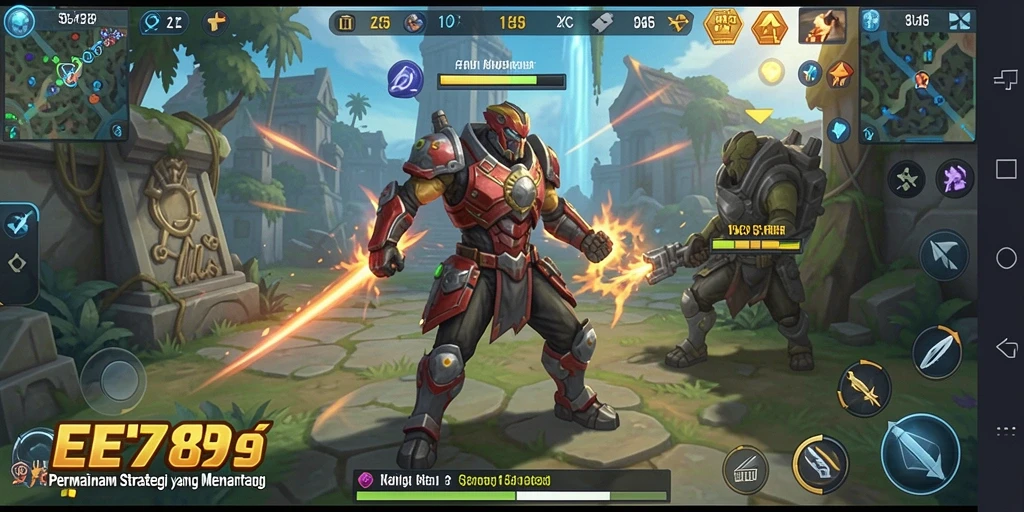 Tampilan gameplay EE789 yang menegangkan dan strategis.