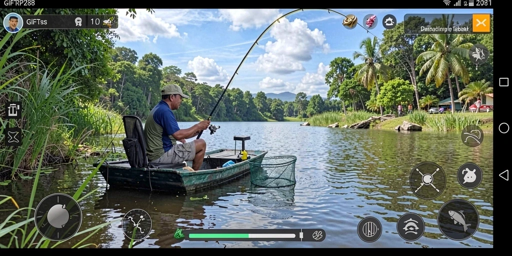 Tangkapan ikan yang menakjubkan dalam gameplay GIFTRP288.