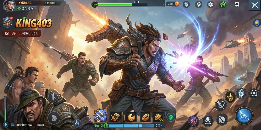 Tampilan gameplay KING403 yang intens dan mendebarkan.