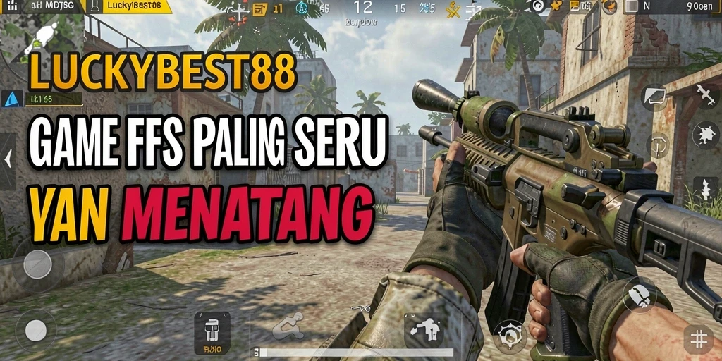 Tampilan gameplay seru dalam LUCKYBEST88 dengan aksi tembak-tembakan.