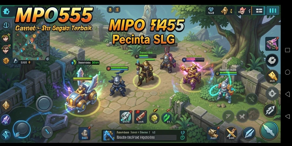 Tampilan gameplay mendebarkan dari MPO555 dengan strategi mendalam.