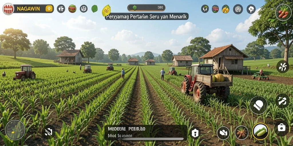 Tampilan gameplay NAGAWIN yang seru dan interaktif.
