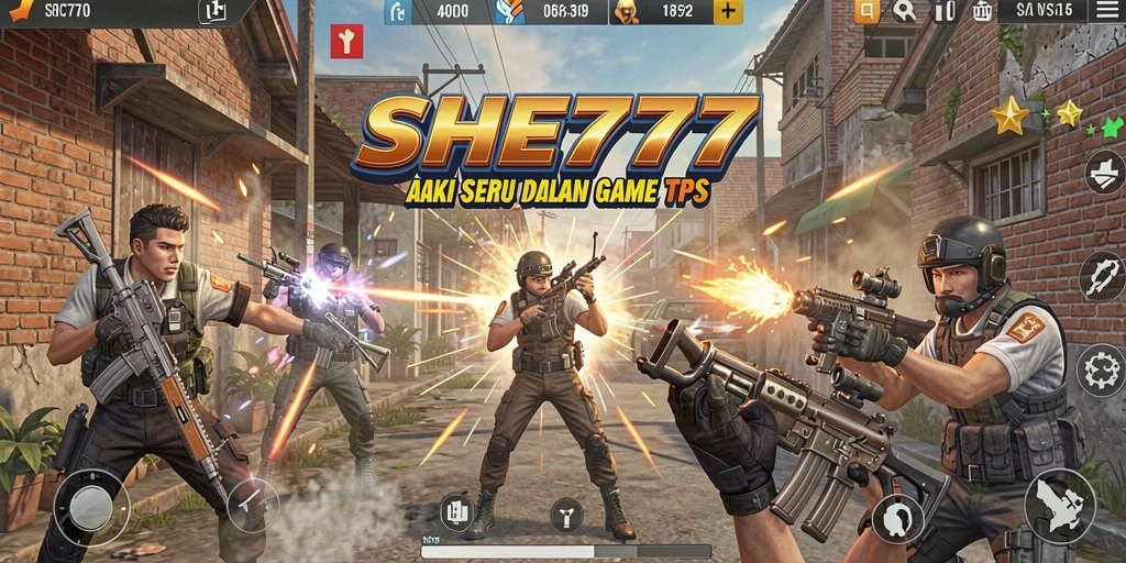 Tampilan gameplay seru dan mendebarkan di SHE777.