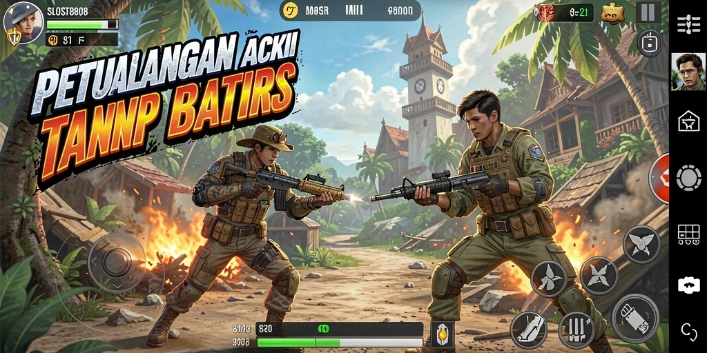 Tangkapan layar SLOST8808 menampilkan aksi mendebarkan dari gameplay.