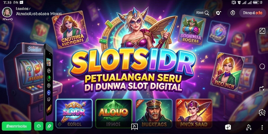 Gameplay menegangkan dan penuh warna di SLOTSIDR.