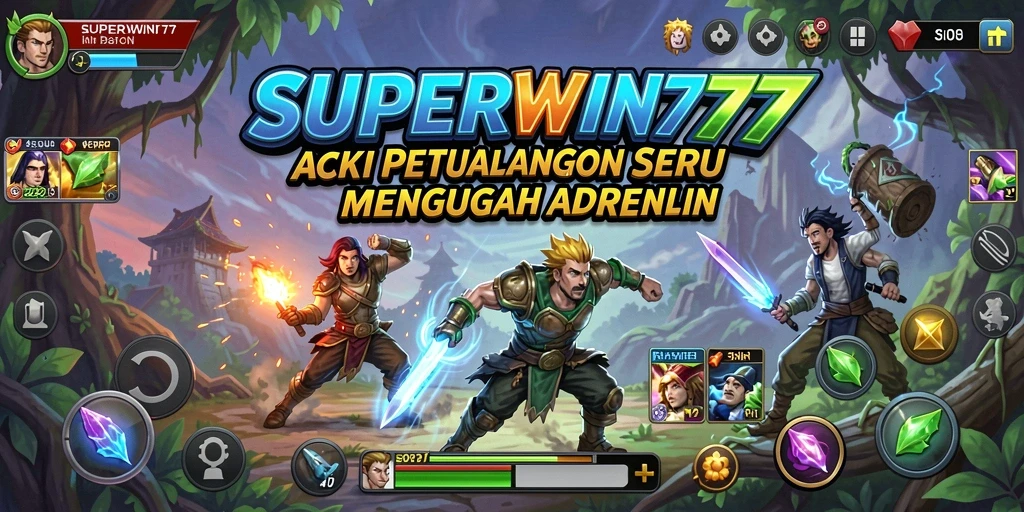 Tangkapan layar SUPERWIN777 menampilkan aksi seru dan gameplay yang mendebarkan.